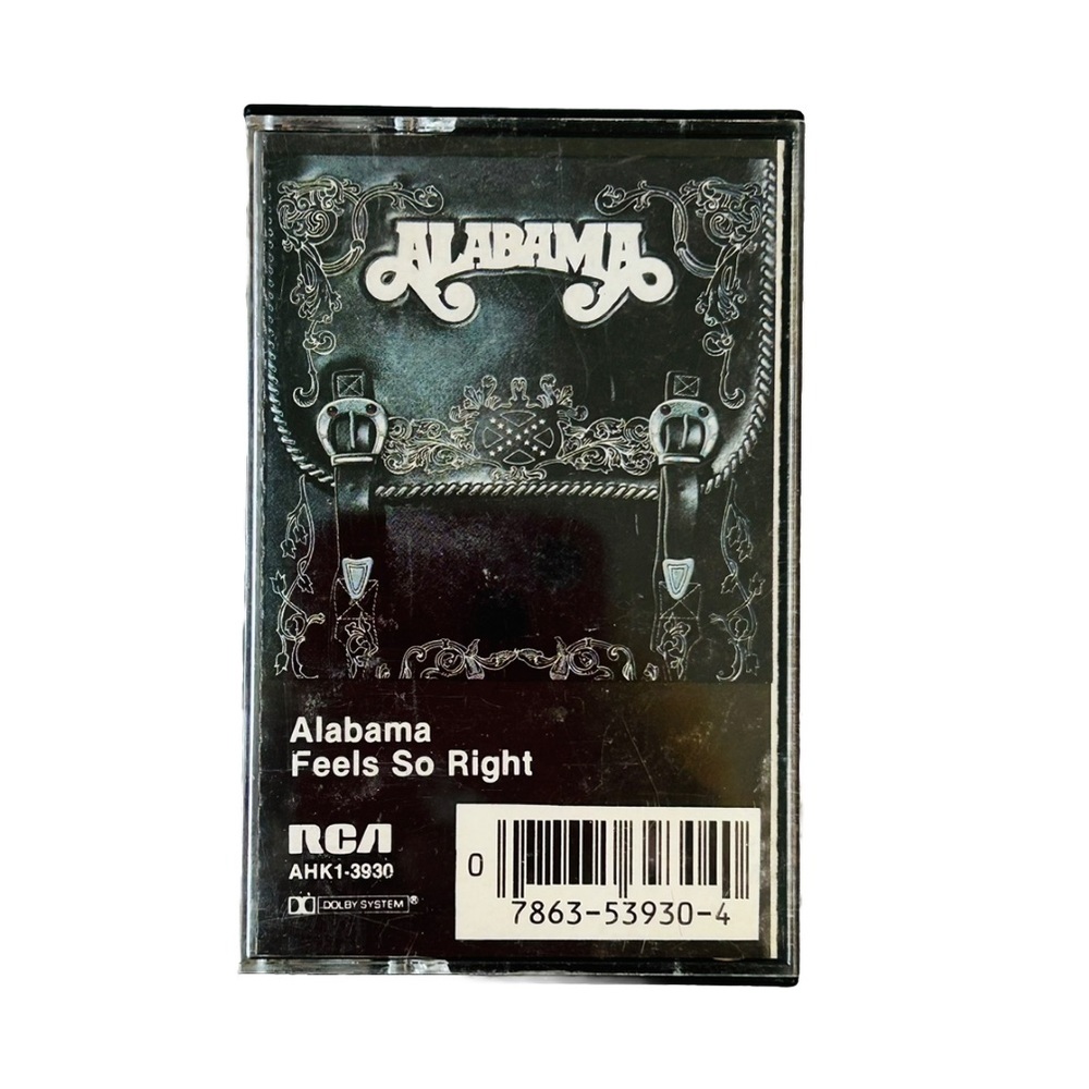 Vintage-1981-RCA Records- Alabama- “Feels So Right” -Cassette Tape-Country-Used